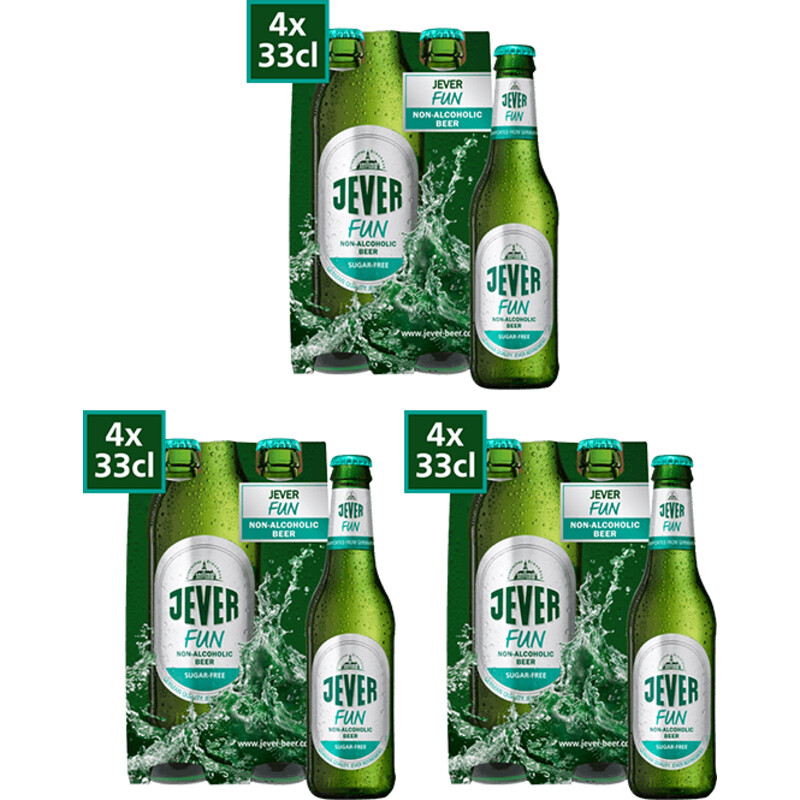 Een afbeelding van Jever Fun alcoholvrij bier 3-pack