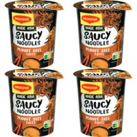 Een afbeelding van Maggi Saucy noodles peanut 4-pack
