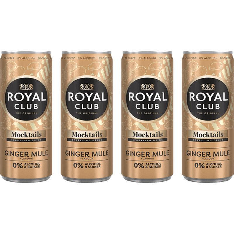 Een afbeelding van Royal Club Ginger Mule 0% 4-pack