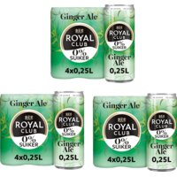 Royal Club Ginger ale 0% 12-pack