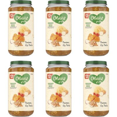 pdp-image-Olvarit Pompoen kip pasta 12m+ 6-pack