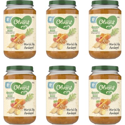 pdp-image-Olvarit Wortel kip aardappel 8m+ 6-pack