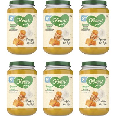 pdp-image-Olvarit Pompoen kip rijst 8m+ 6-pack