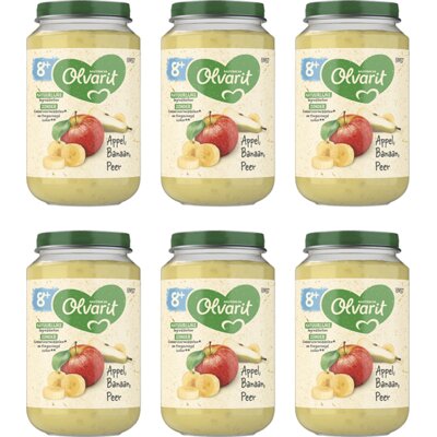 pdp-image-Olvarit Appel banaan peer 8m+ 6-pack