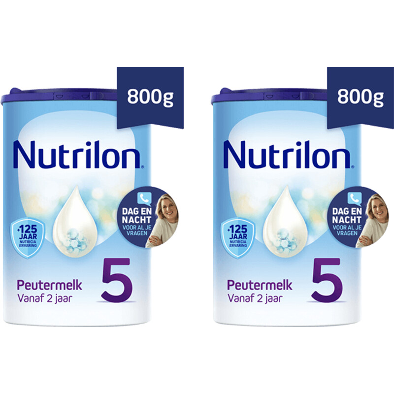 Een afbeelding van Nutrilon 5 peutermelk 2-3 jaar 2-pack