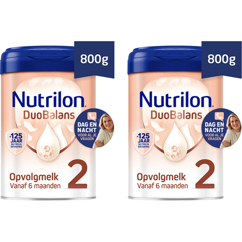 Een afbeelding van Nutrilon Duobalans 2 6 maanden+ 2-pack