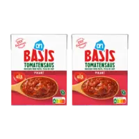 AH Basis tomatensaus pikant 2-pack