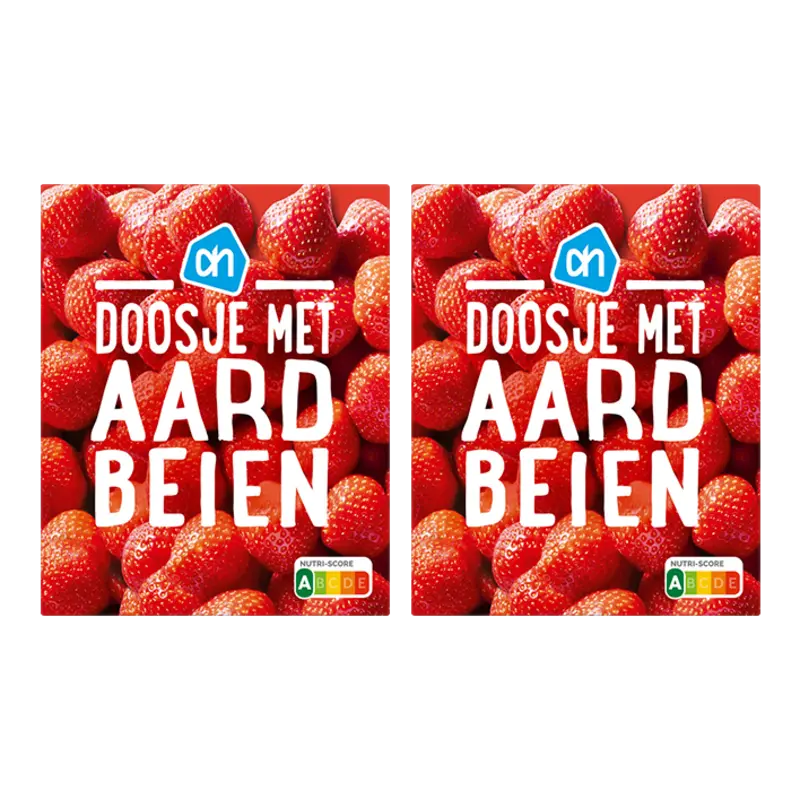 Doosje met aardbeien 2-pack