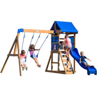 Een afbeelding van Axi Aurora swing set met slide