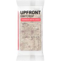 Een afbeelding van Upfront Eiwit crisp witte chocolade framboos