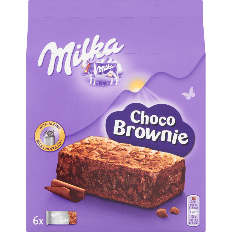 Een afbeelding van Milka Choco brownie