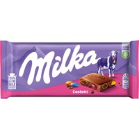 Een afbeelding van Milka Chocoladereep confetti