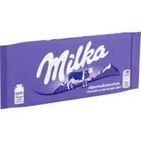 Een afbeelding van Milka Chocoladereep alpenmelk