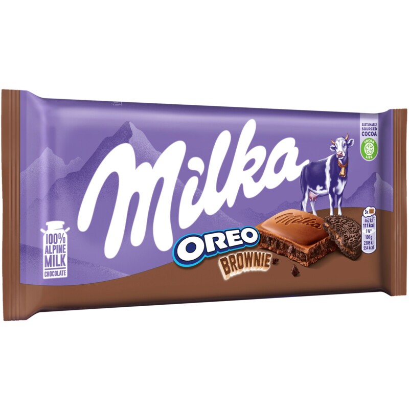 Een afbeelding van Milka Chocoladereep Oreo brownie