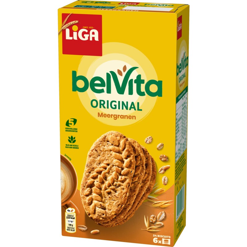 Een afbeelding van Liga Belvita meergranen koekjes