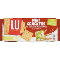 Een afbeelding van LU Mini crackers tarwebloem en volkorenmeel