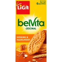 Een afbeelding van Liga Belvita honing & hazelnoot koekjes