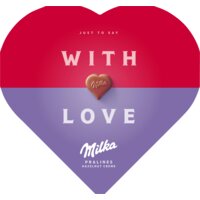 Een afbeelding van Milka With love pralines hazelnut créme