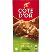Een afbeelding van Côte d'Or Chocoladereep melk stukjes hazelnoot