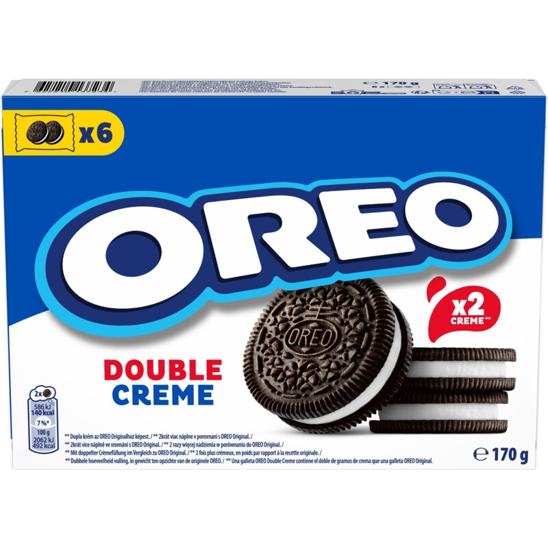 Een afbeelding van Oreo Cookies double creme