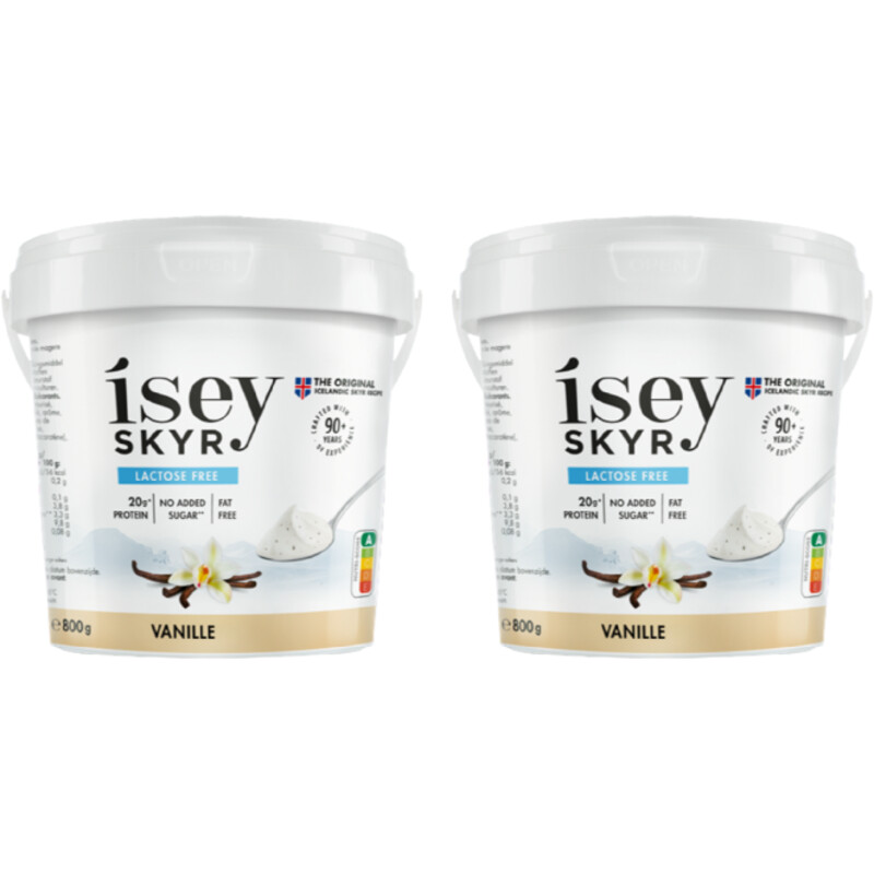 Een afbeelding van Isey Skyr vanille 2-pack