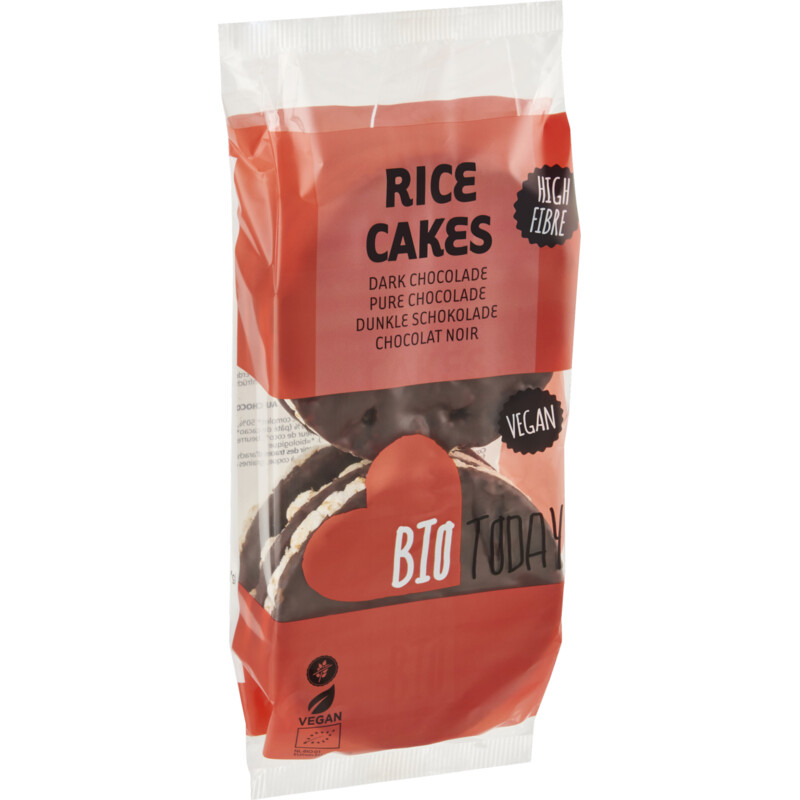 Een afbeelding van BioToday Rice cakes pure chocolade
