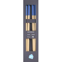 Een afbeelding van AH Set eetstokjes blauw