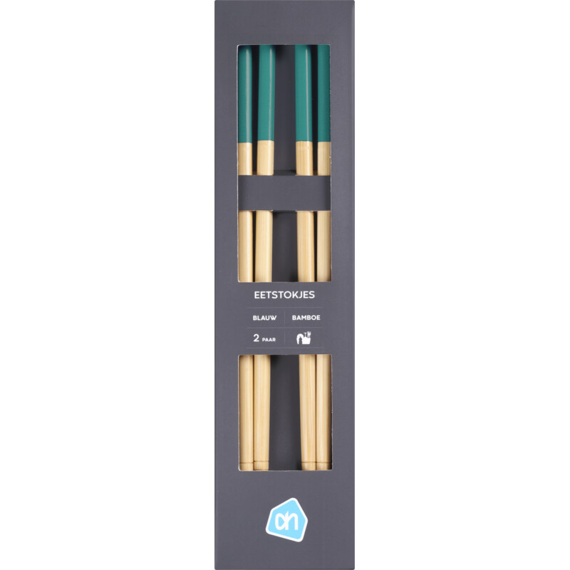 Een afbeelding van AH Set eetstokjes groen