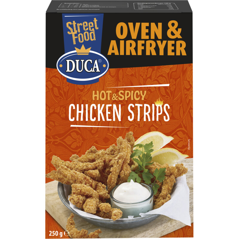 Een afbeelding van Duca Hot & spicy chicken strips