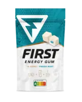 First Energy Gum Blue mint met cafeïne
