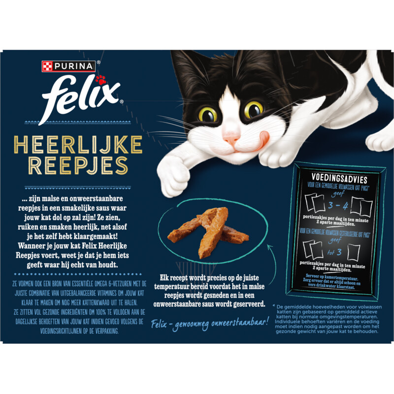 Een afbeelding van Felix Heerlijke reepjes vis selectie in saus