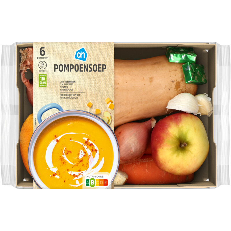 Een afbeelding van AH Pompoensoep verspakket