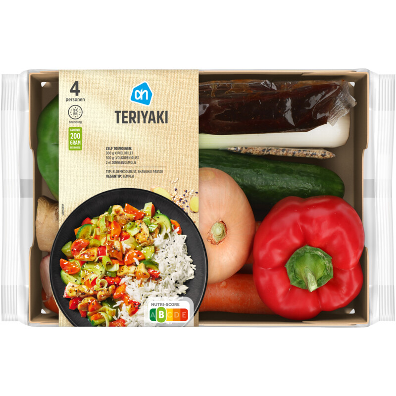 Een afbeelding van AH Japanse teriyaki verspakket