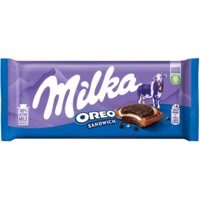 Een afbeelding van Milka Chocoladereep Oreo sandwich