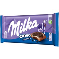 Een afbeelding van Milka Chocoladereep Oreo sandwich