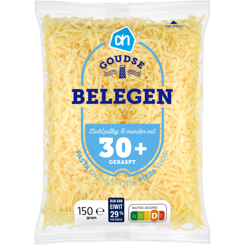 Een afbeelding van AH Goudse belegen 30+ geraspt