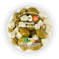 AH Groene olijven met witte kaas