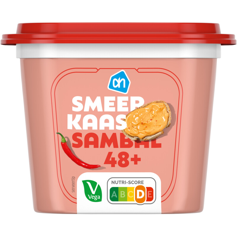 Een afbeelding van AH Smeerkaas sambal 48+