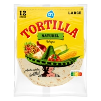 AH Tortilla naturel wraps large 12 stuks
