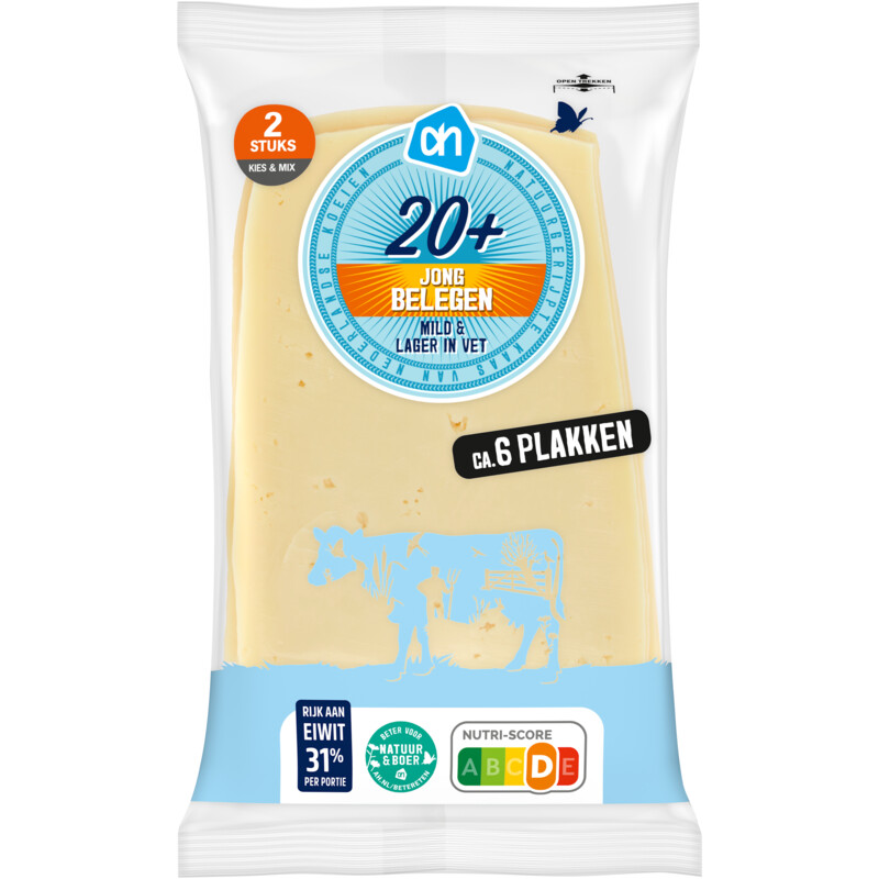 Een afbeelding van AH Jong belegen 20+ plakken