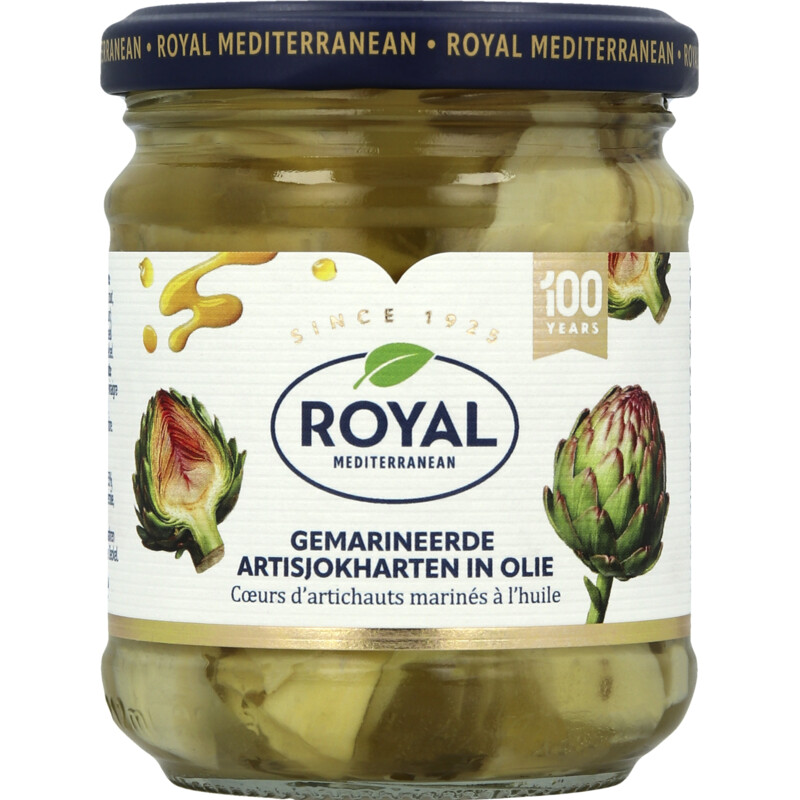 Een afbeelding van Royal Gemarineerde artisjokharten in olie