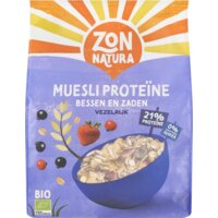 Een afbeelding van Zonnatura Muesli bessen en zaden proteïne