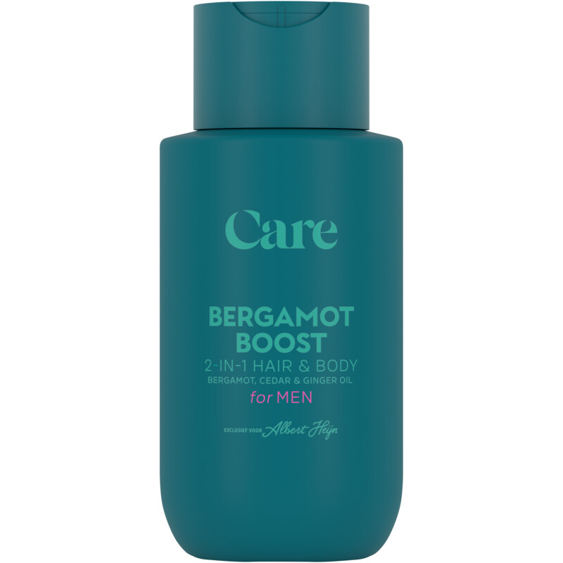 Een afbeelding van Care Bergamot boost hair & body for men