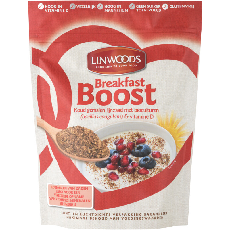 Een afbeelding van Linwoods Breakfast Boost - Vitamine D