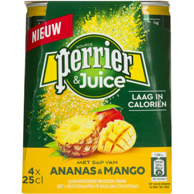 pdp-image-Perrier & Juice ananas & mango 4-pack bel
