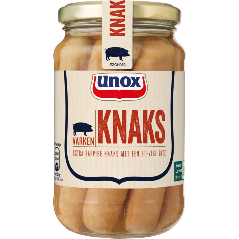 Een afbeelding van Unox Knaks 12x 270g JAR DB NL