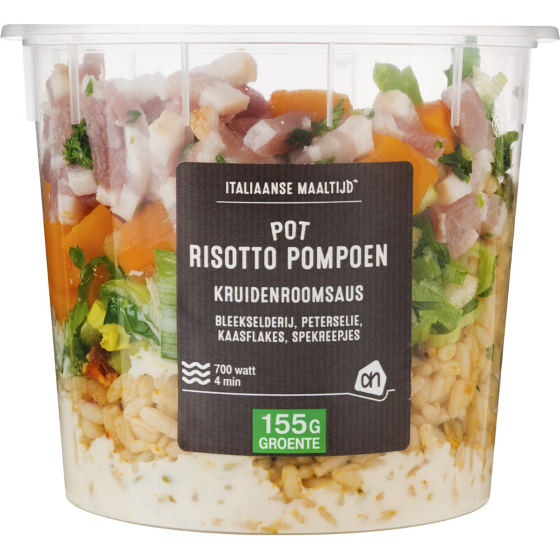 Een afbeelding van AH Pot pompoen risotto