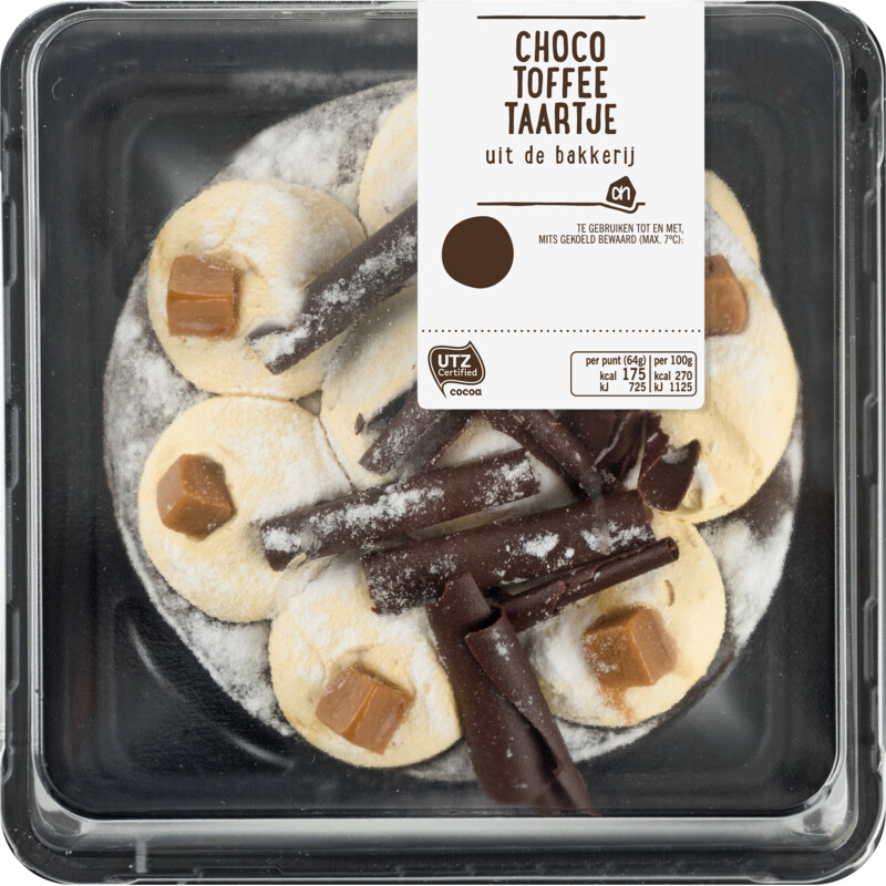 AH Chocolade toffee taartje bestellen | Albert Heijn