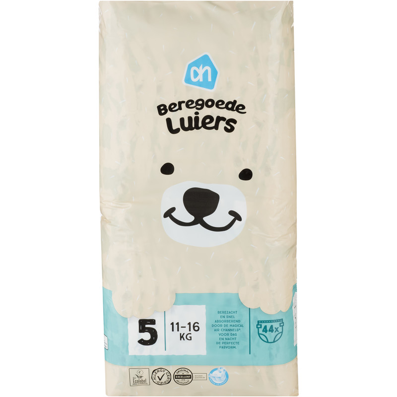 Een afbeelding van AH Beregoede luiers junior maat 5