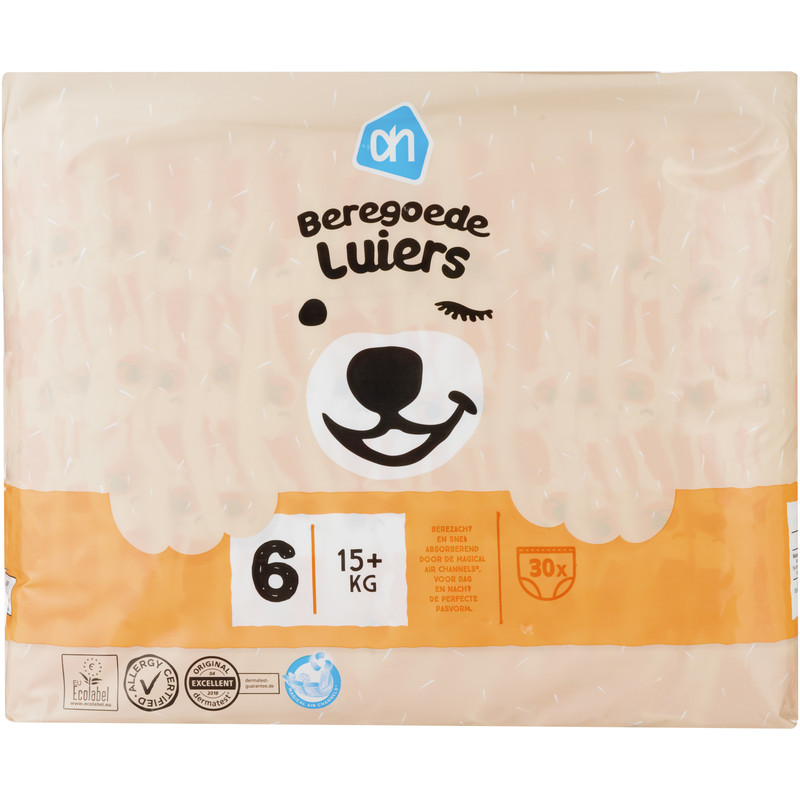 Beregoede luiers 6 15+ kilo bestellen Albert Heijn